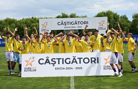 FCSB, răpusă în finala Cupei Elitelor U17 » Cu Andrei Dăncuș titular, roș-albaștrii au cedat