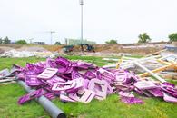 Dispare o lume! GSP a intrat pe șantierul de pe „Dan Păltinișanu” » 50 de imagini la zi cu stadionul istoric din vestul țării: „Monumentalul” e de nerecunoscut
