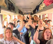 Fanii străini vin cu autocarele în România / Foto: Tik Tok