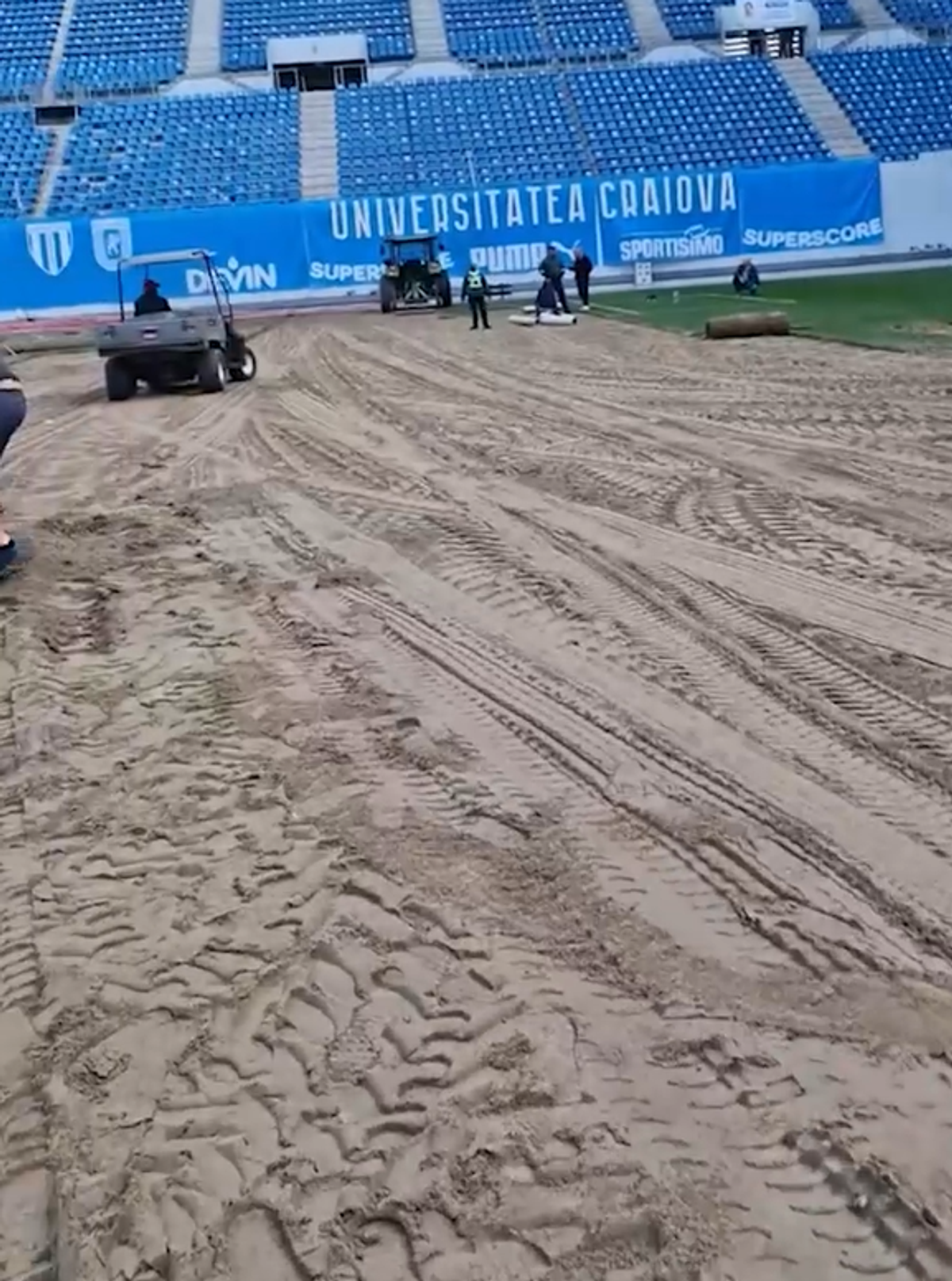 Au intrat utilajele pe stadion imediat după „finala” de titlu din Superliga » „Oblemenco” va fi modernizat