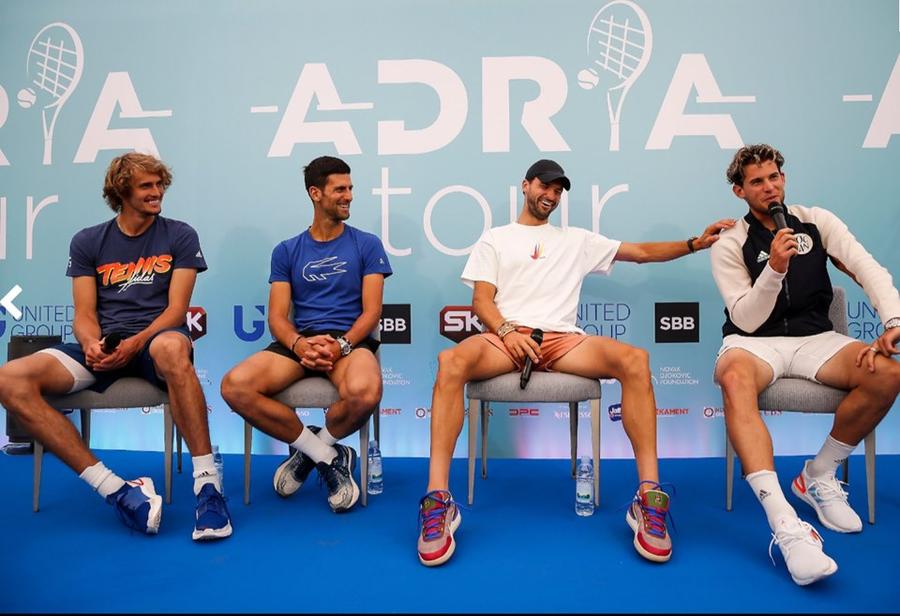 Zverev, Djokovic, Dimitrov și Thiem în etapa de la Belgrad Un pas înapoi pentru tenis? Reluarea competițiilor poate fi amânată după apariția cazurile pozitive de la Adria Tour