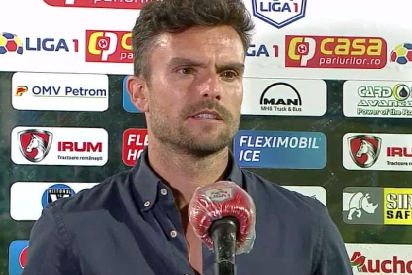 Ruben Albes. Captură TV Telekom Sport