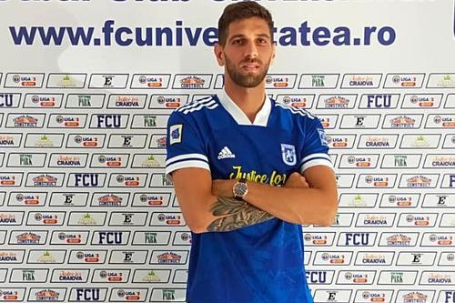 Dominik Kovacic, transferat de FCU Craiova // foto: Facebook