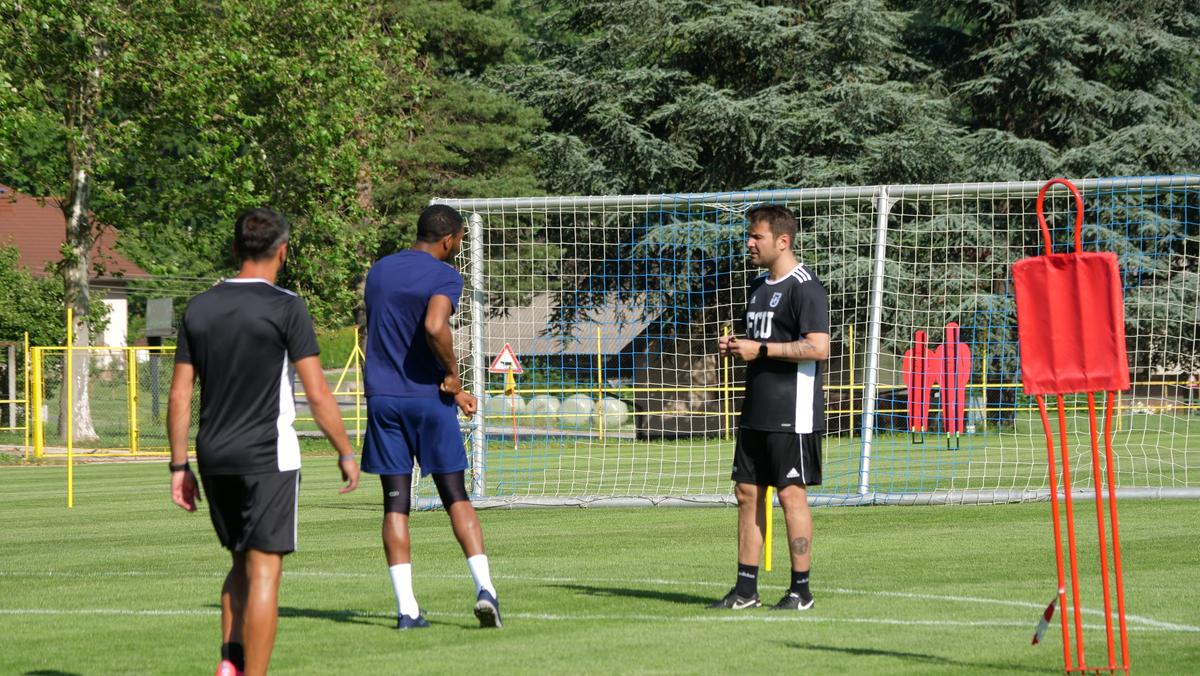 FCU Craiova, antrenament 22 05 2020. Armin Gremsl, testat de Mutu