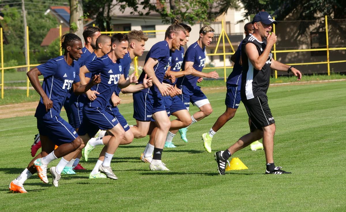 FCU Craiova, antrenament 22 05 2020. Armin Gremsl, testat de Mutu