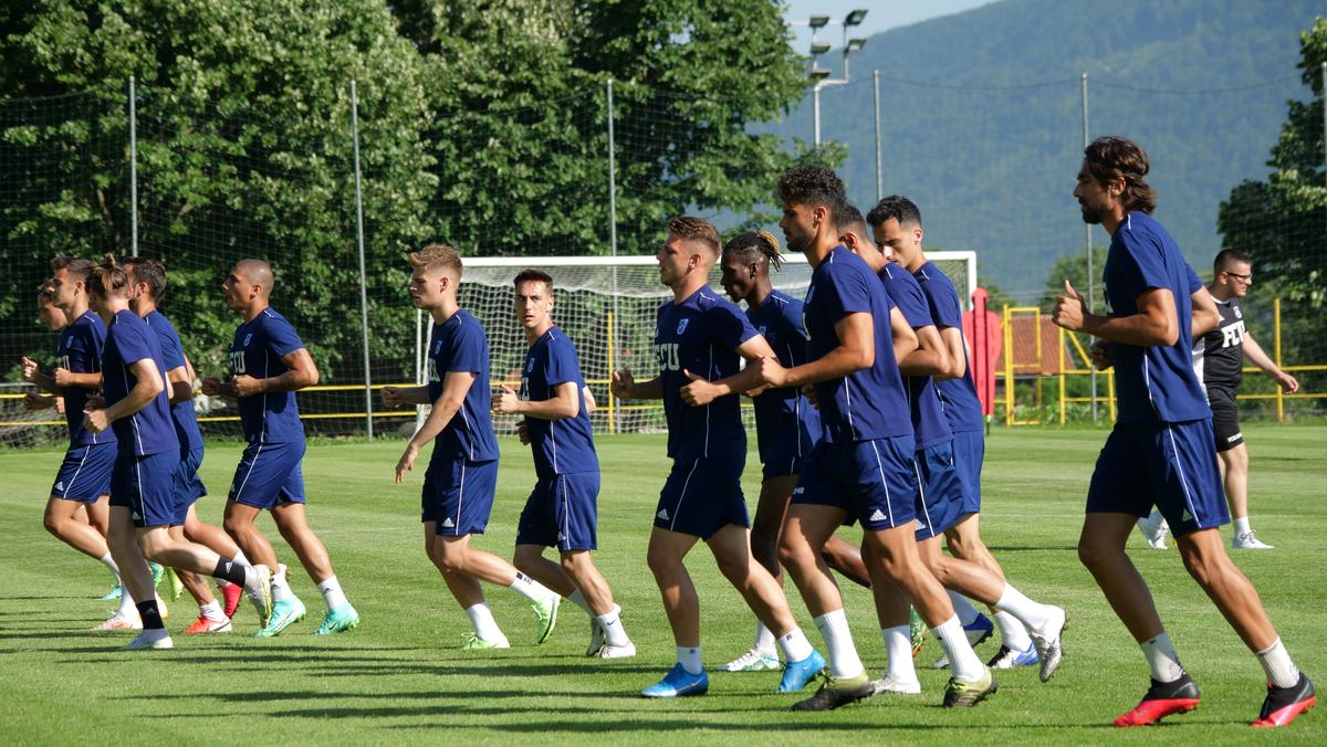FCU Craiova, antrenament 22 05 2020. Armin Gremsl, testat de Mutu