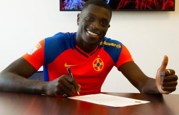 Joyskim Dawa, primele imagini în tricoul FCSB