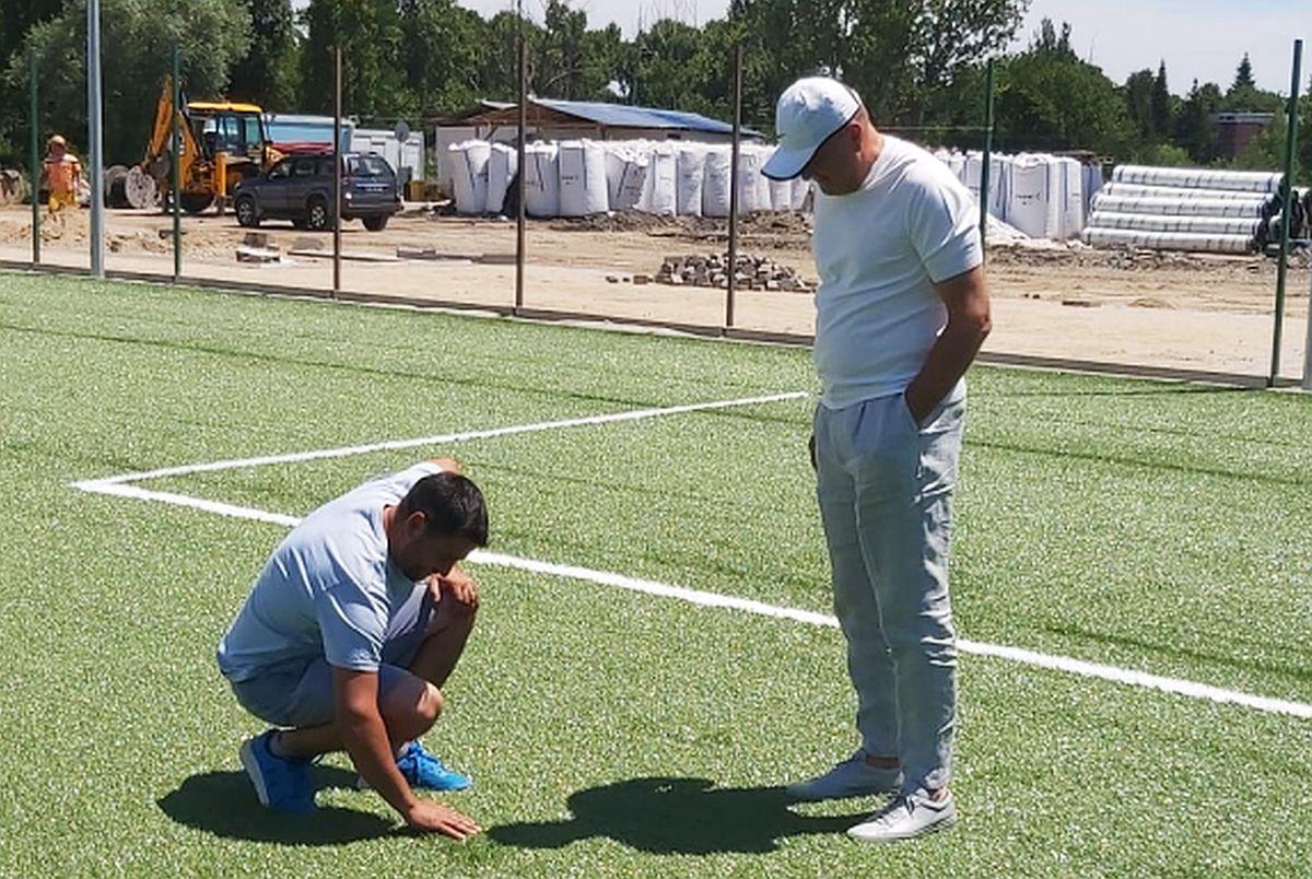 Dan Șucu, în „inspecție” la baza de 5,5 milioane de euro a Rapidului » Lucrările capătă avânt
