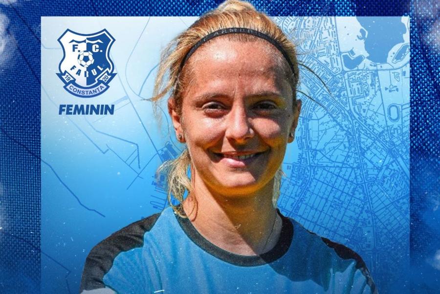 Ioana Bortan / Sursă foto: farulconstanta.com Căpitanul naționalei a semnat cu Farul Constanța: „Mult succes în tricoul alb-albastru!”