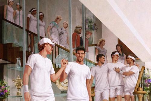 Posterul oficial de la Wimbledon 2023 / Sursă foto: Facebook@ Wimbledon