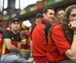 Soțiile fotbaliștilor belgieni au acaparat atenția în tribune la meciul cu România