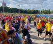 Suporterii români, înainte de Belgia - România / foto: Gazeta Sporturilior