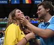 Soțiile belgienilor în tribune la meciul cu România