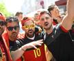 Suporterii Belgiei au făcut spectacol înainte de Belgia - România / Sursă foto: Imago Images