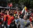 Suporterii Belgiei au făcut spectacol înainte de Belgia - România / Sursă foto: Imago Images