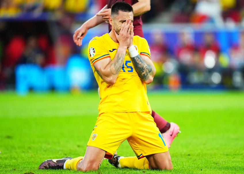 Andrei Burcă în Belgia - România 2-0, foto: Imago