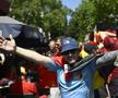 Suporterii Belgiei au făcut spectacol înainte de Belgia - România / Sursă foto: Imago Images