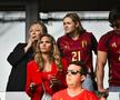Soțiile belgienilor în tribune la meciul cu România