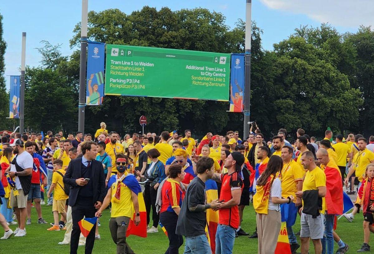 Belgia - România, atmosfera de la stadion: imagini surprinse pe străzi