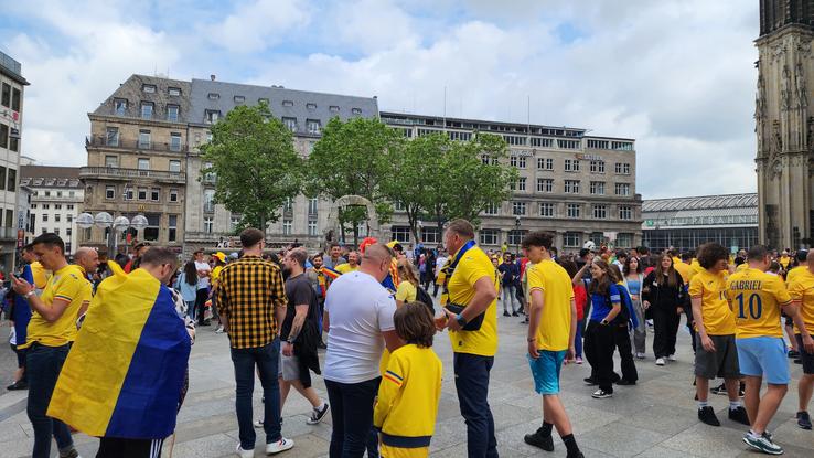 Imagini spectaculoase din Koln cu fanii români, înainte de Belgia – România. Foto: Sergiu Alexandru (GSP)