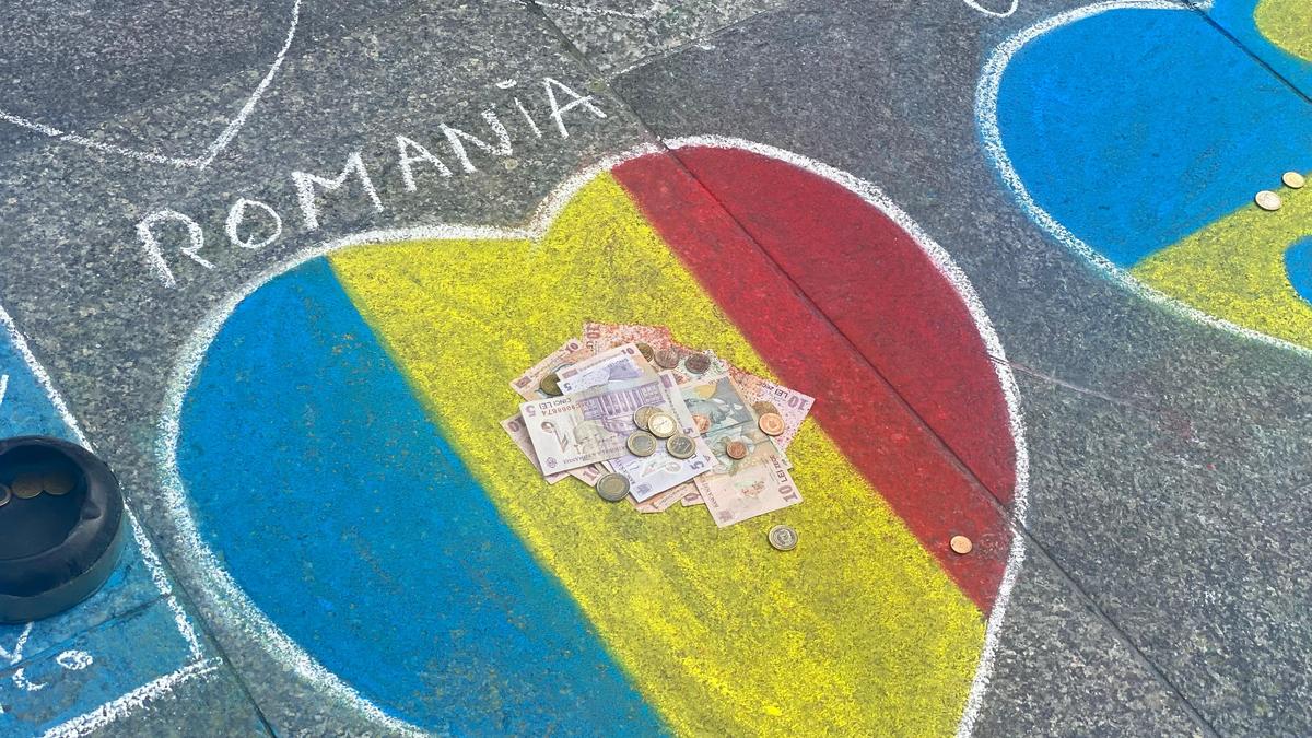 Imagini spectaculoase cu fanii români, înainte de Belgia – România