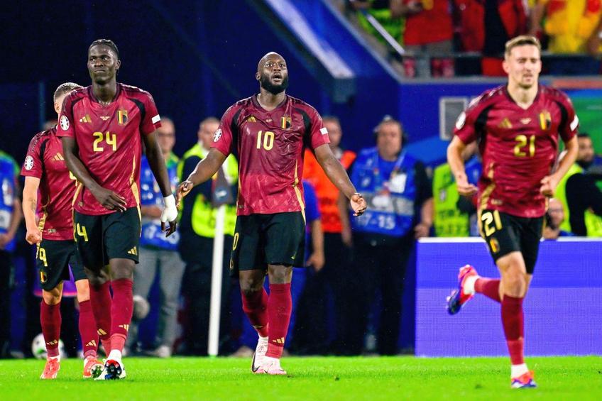 Romelu Lukaku (centru) în Belgia - România, foto: Imago Images