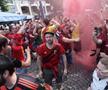 Suporterii Belgiei au făcut spectacol înainte de Belgia - România / Sursă foto: Imago Images