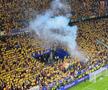 Fanii români au aprins torțe cu Belgia + un mesaj clar în războiul FCSB - CSA Steaua » Momentele surprinse în repriza secundă