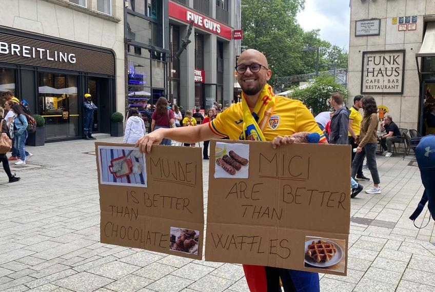 Koln este azi oraș românesc. Mii de români au pus stăpânire pe oraș încă de la primele ore, cu mult înainte de startul partidei Belgia – România