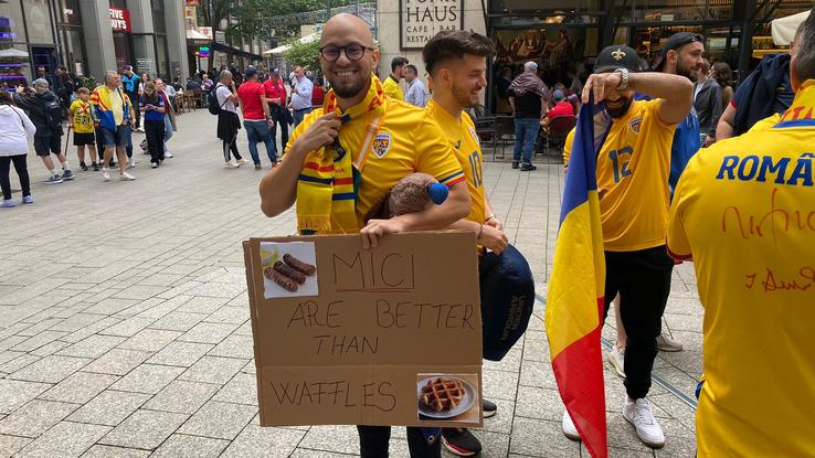 Mesaje haioase înainte de România - Belgia / foto: Sergiu Alexandru