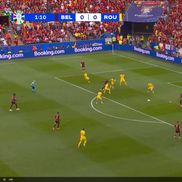 Golul de 1-0 al Belgiei cu României