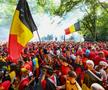 Suporterii belgieni înainte de meci / Sursă foto: Imago Images