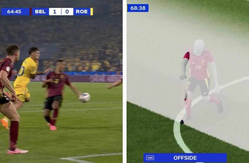 Minutele 64 și 66 au oferit două momente la limită în duelul România - Belgia, din runda secundă a grupei E de la Campionatul European.
