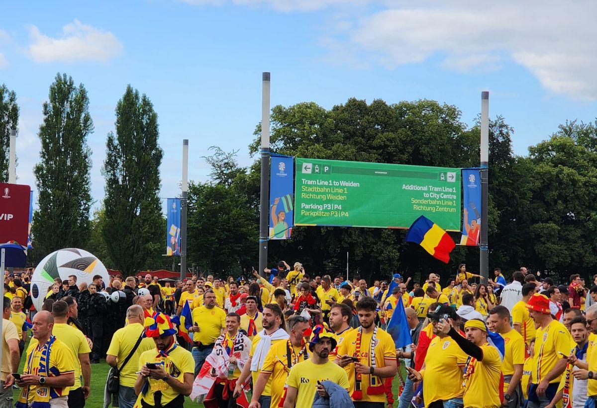 Belgia - România, atmosfera de la stadion: imagini surprinse pe străzi