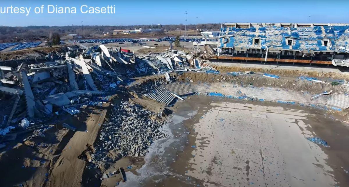 Stadionul „Silverdome” din Detroit