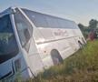Accident grav pe A2, în care a fost implicat autocarul unei echipe de baschet din Oradea/Foto: ISU Călărași