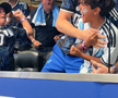 Copiii lui Messi celebrează reușita tatălui lor la meciul cu Austria // Foto: Ionuț Iordache (GSP)