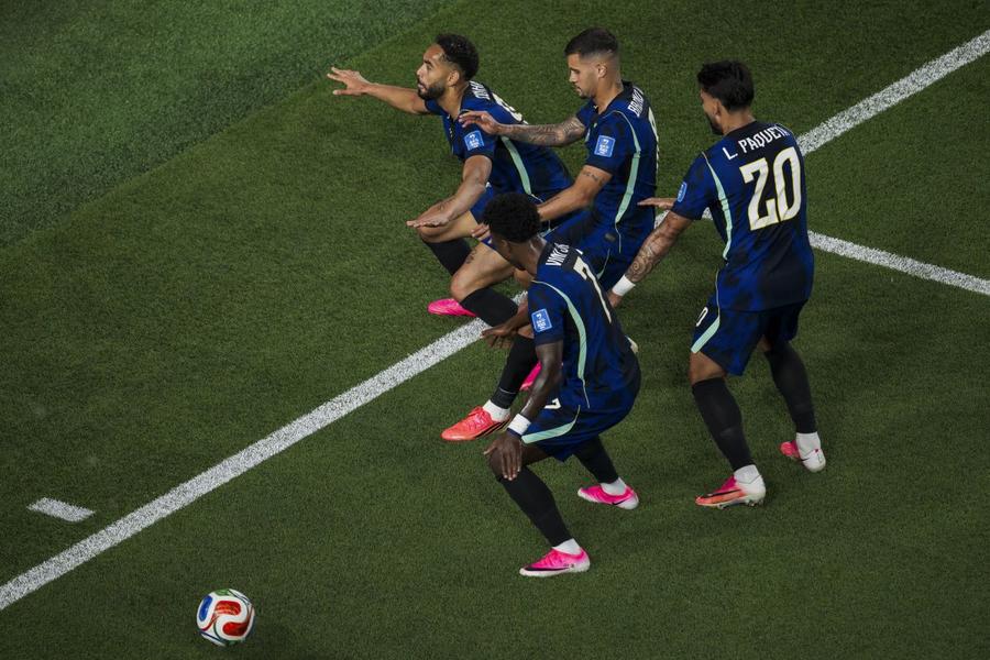 Noul atacant al lui Carlo Ancelotti e pe val la Mondial » Ce înseamnă bucuria de după gol a lui Matheus Cunha