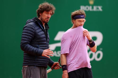 Marat Safin și Andrey Rublev/Foto: Getty Images