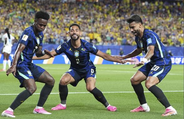 Noul atacant al lui Carlo Ancelotti e pe val la Mondial » Ce înseamnă bucuria de după gol a lui Matheus Cunha