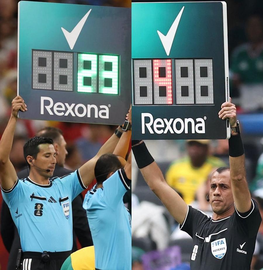 Marketing genial la Mondial! » Detaliul strategic prins de camerele de televiziune la arbitrii de rezervă
