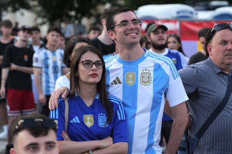 Cum s-a trăit la București meciul Argentinei cu Austria / FOTO: Andrei Furnigă (GSP)