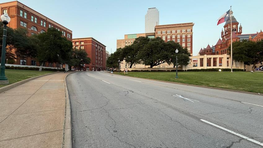 Dealey Plaza, locul în care a fost asasinat John F. Kennedy // FOTO: GSP