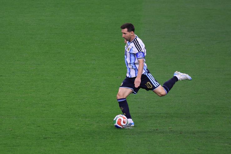 Leo Messi a ratat un penalty în Argentina - Austria // Foto: Ionuț Iordache (GSP)