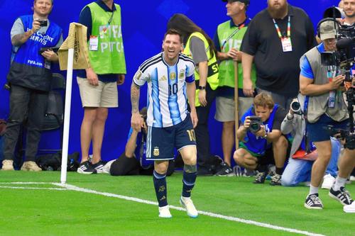 Lionel Messi, în Argentina - Austria // FOTO: Ionuț Iordache (GSP.ro)