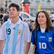 Cum s-a trăit la București meciul Argentinei cu Austria / FOTO: Andrei Furnigă (GSP)