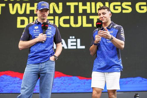 Max Verstappen și Isack Hadjar, piloții Red Bull/ Foto: Imago