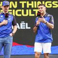 Max Verstappen și Isack Hadjar, piloții Red Bull/ Foto: Imago