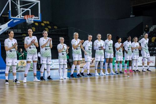 Fetele de la Sepsi-SIC Sfântu Gheorghe la fianlul unui meci FOTO Brigita Miska