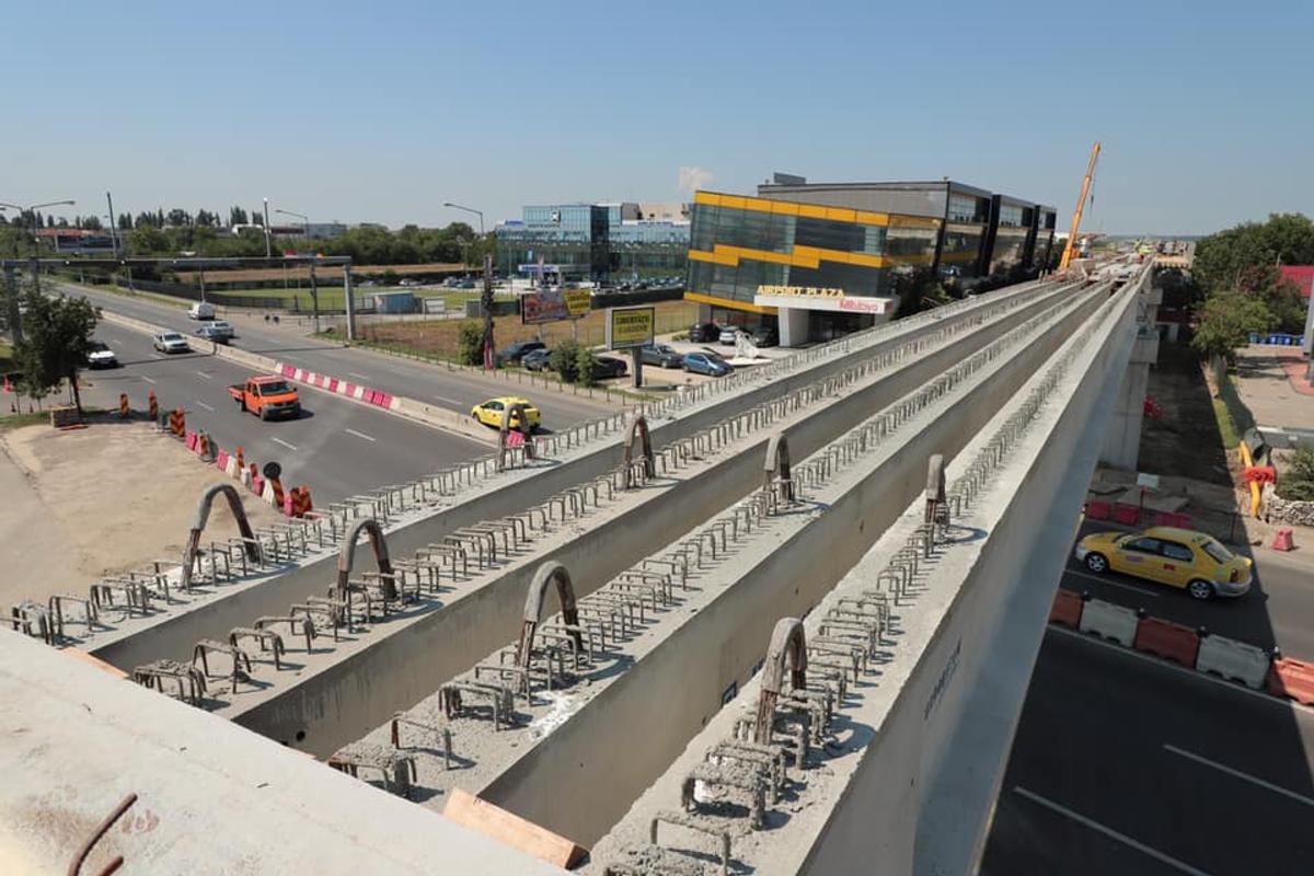 GALERIE FOTO  Calea ferată Otopeni - Gara de Nord, la un pas de finalizare! Imagini noi: „S-a montat ultimul puzzle” » Când va fi aceasta funcțională